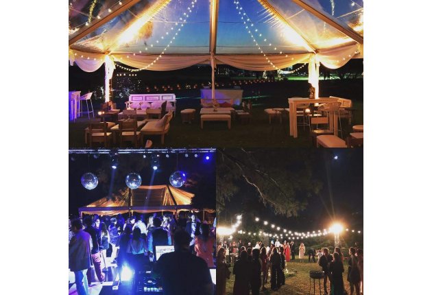 CARPA DE 8 MTS DE FRENTE TECHO TRANSPARENTE